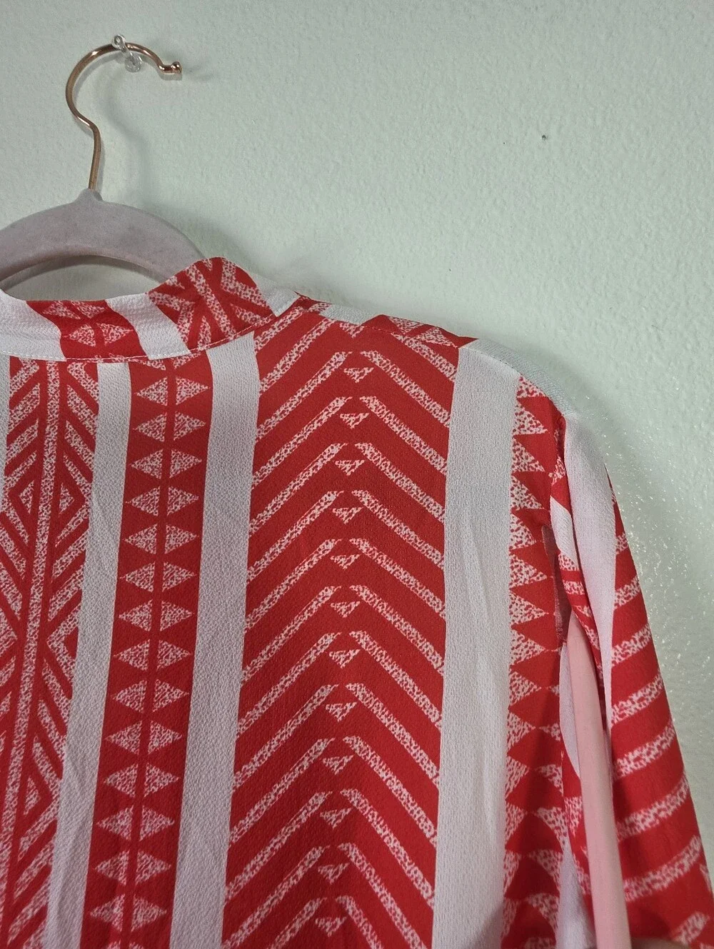 Silk & Salt Aztec Print Tier Maxi Dress Petite Large - Picture 9 of 11